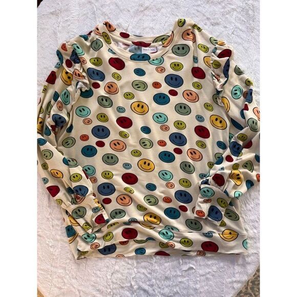 Women’s Balloon Sleeve Simon Pullover Posh Peanut Medium - Picture 1 of 8